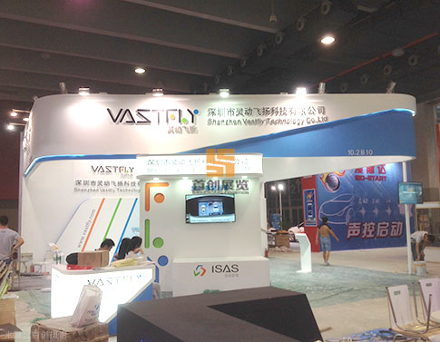 靈動(dòng)飛揚(yáng)科技 建材展案例展示